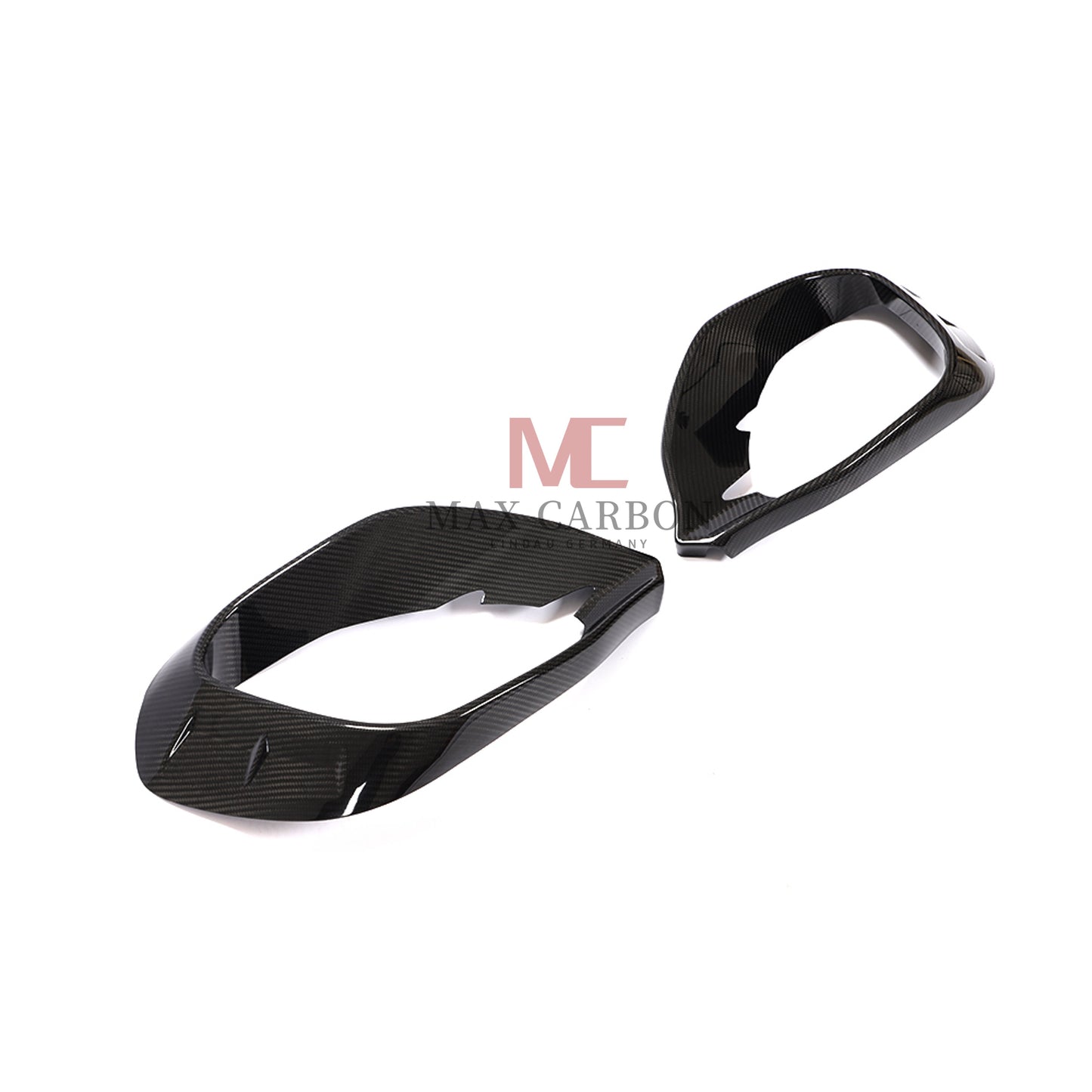 MC DRY Carbon Front Bumper Fog Light Cover Splitter Canard for Mercedes Benz GLA Class GLA250 Sport Utility 4-Door GLA45 GLA35 H247