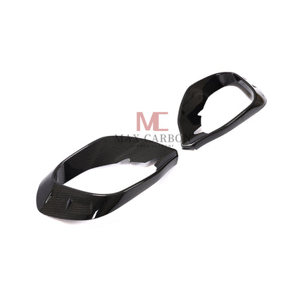 MC DRY Carbon Front Bumper Fog Light Cover Splitter Canard for Mercedes Benz GLA Class GLA250 Sport Utility 4-Door GLA45 GLA35 H247