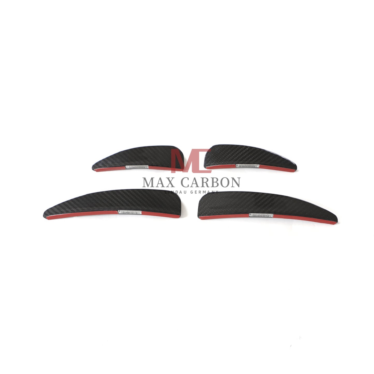 Canards MC MAX CARBON DRY CARBON Performance AERO FLICKER FLAPS sur mesure pour Audi R8 4S 