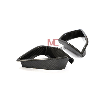MC MAX CARBON DRY CARBON PREPREG Front Panels AERO FLICKER for BMW G14 G15 G16 M850i 