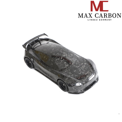 MAX CARBON Lifestyle Real Carbon Forged Carbon Hybrid Carbon Model Car made of Dry Carbon Prepreg 1:18 Sports Car Design Model Car