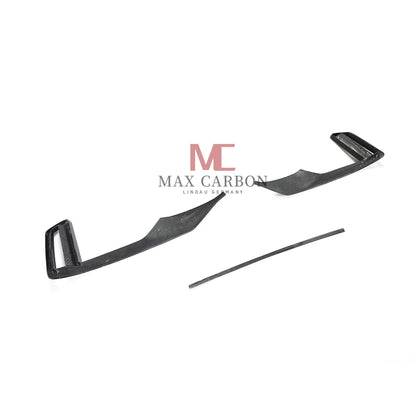 MC Performance Dry Carbon Fiber Front Bumper Scoop Trims for Audi RS3 8V 