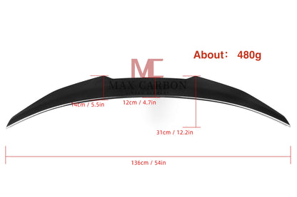 MAX CARBON Performance spoiler rear lip spoiler for BMW X6 F16 X6M F86 