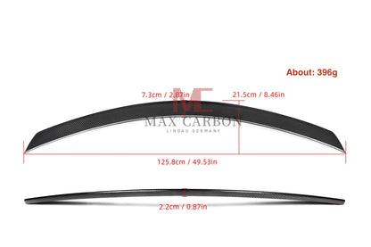 MC MAX CARBON Performance Spoiler Rear Spoiler Lip for Mercedes Benz C Class C205 Coupe AMG C63 C43 