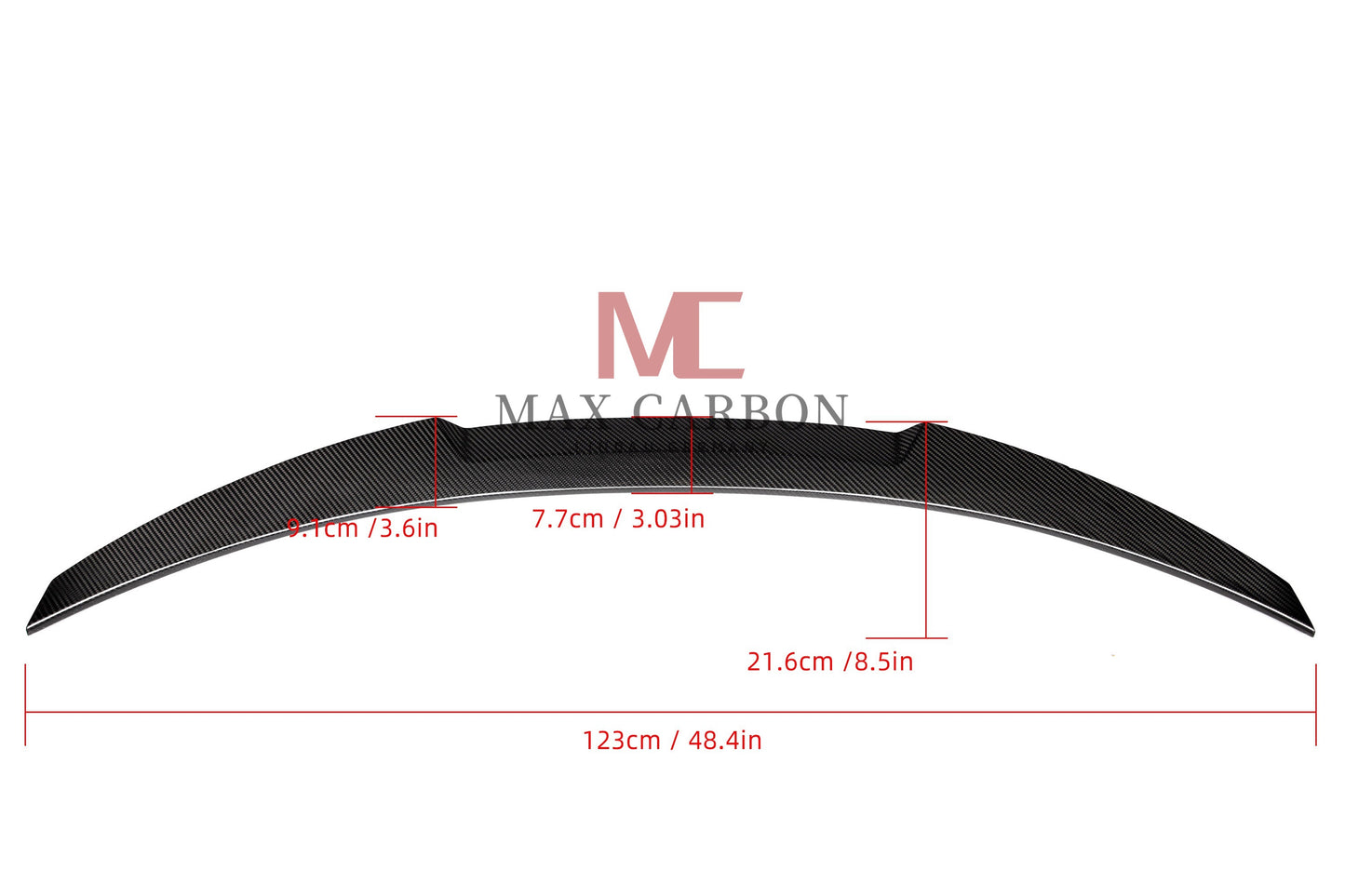 MC MAX CARBON Performance Sport Spoiler Lip for Audi A5 S5 RS5 F5 