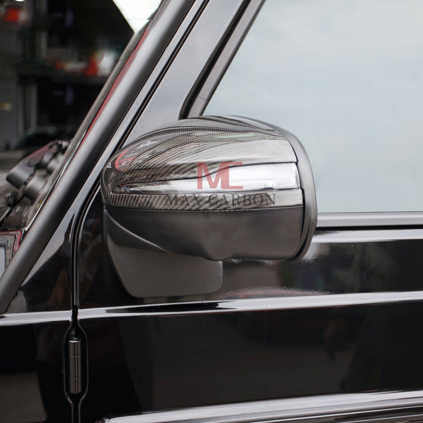 MC MAX CARBON Performance Mirror Caps Housing Dry Carbon for Mercedes G Class W464 GLS GLE 