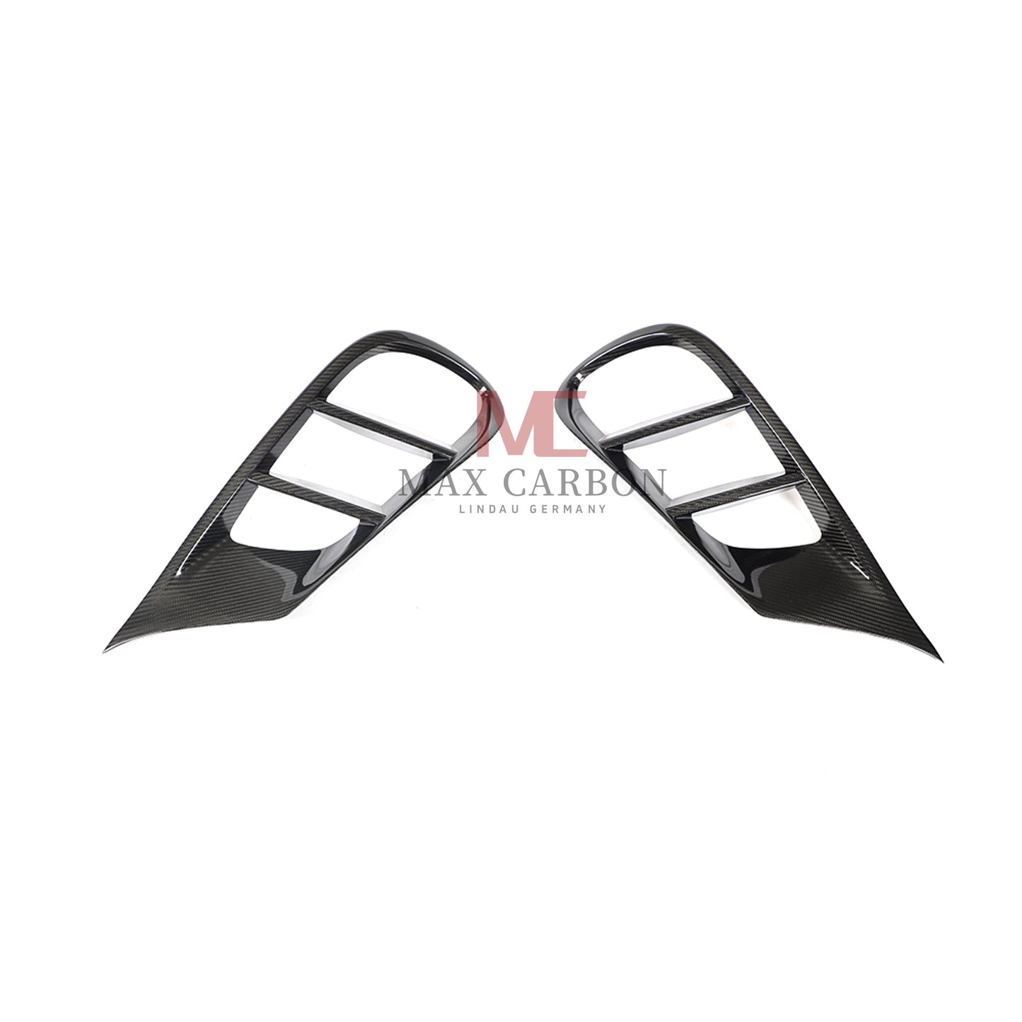 MC Performance for Mercedes Benz E Class W212 S212 Carbon Fiber Front Bumper Vent Trims