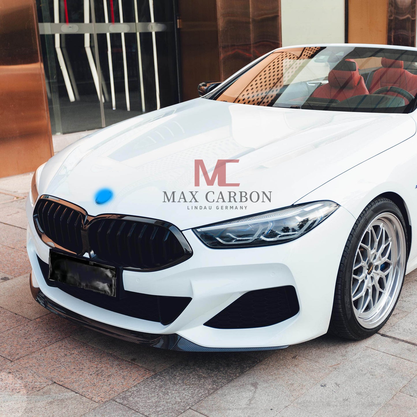 MAX CARBON Performance front lip spoiler for BMW G14 G15 G16 M850i ​​840i 840d before LCI 