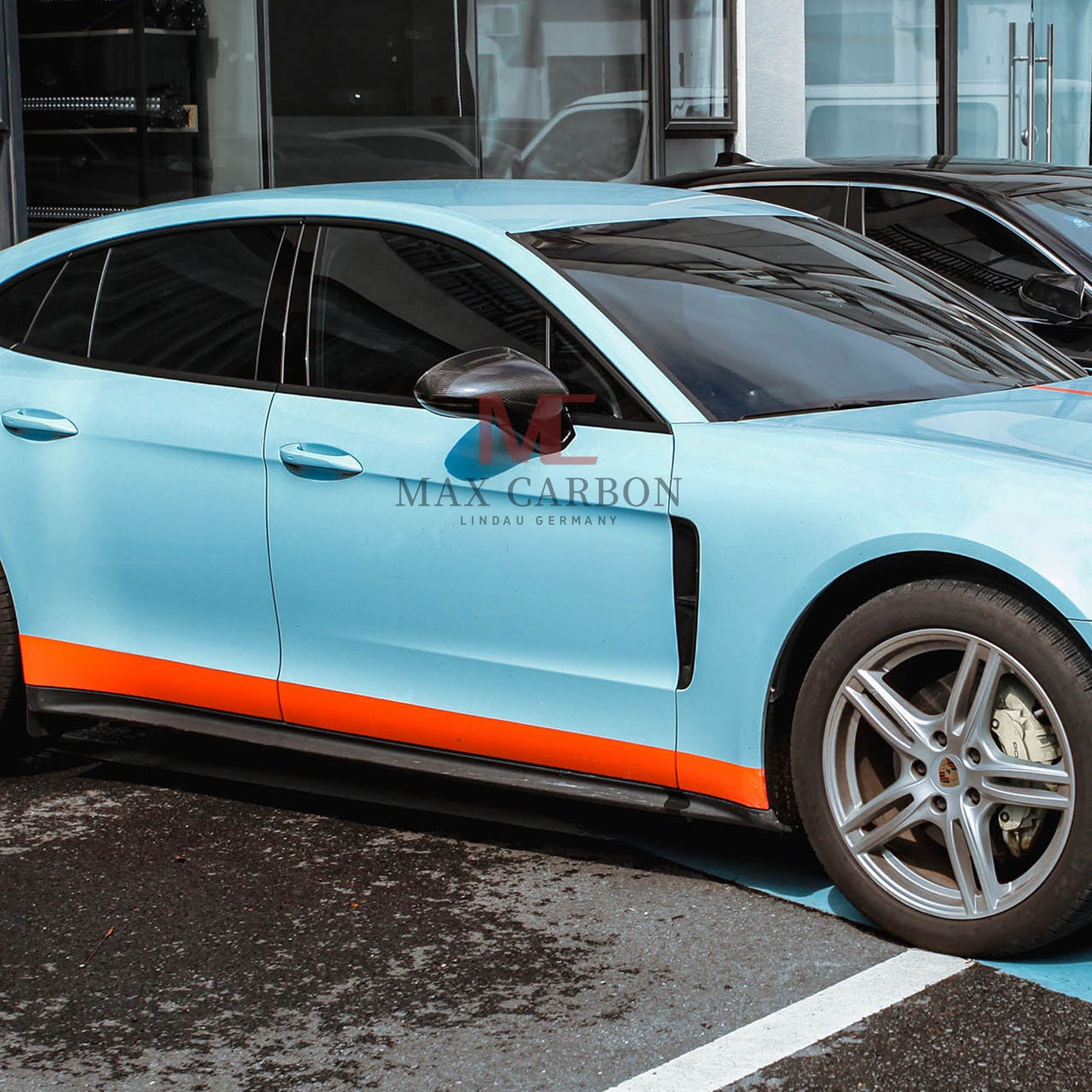 MC Performance MAX CARBON replacement mirror caps for Porsche Panamera 971 976 S GTS Turbo