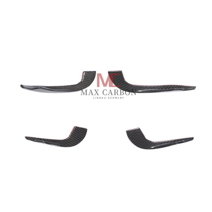 MC Performance Dry Carbon AERO FLICKER Flaps Front canards attachment for AUDI RS3 8V 