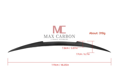 MAX CARBON Dry Carbon Performance Sport Spoiler Lip for Audi A5 S5 RS5 B8 Coupe 