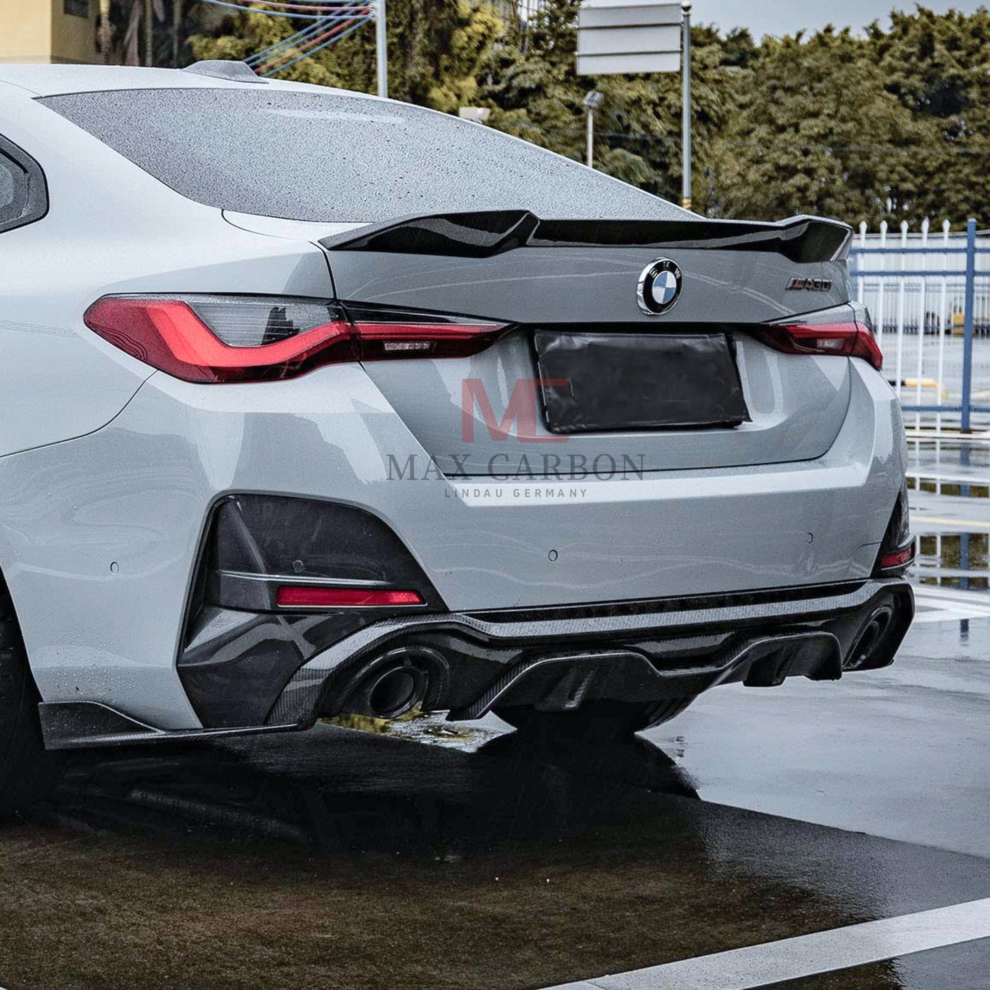MC MAX CARBON Sec Carbone Préimprégné Sport Arrière Grand Spoiler Lèvre pour BMW Série 4 G26 M440i 