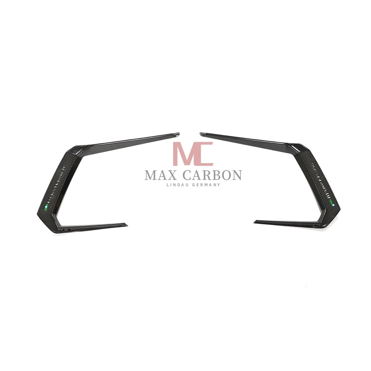MC MAX CARBON Performance Front Bumper Vent Trims for Lamborghini Urus 2018 to 2021 