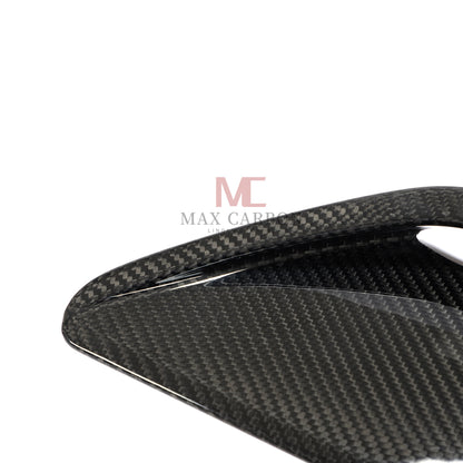 MC MAX CARBON Performance Fiber Front Bumper Scoop Trims for Audi RS6 Avant Wagon 