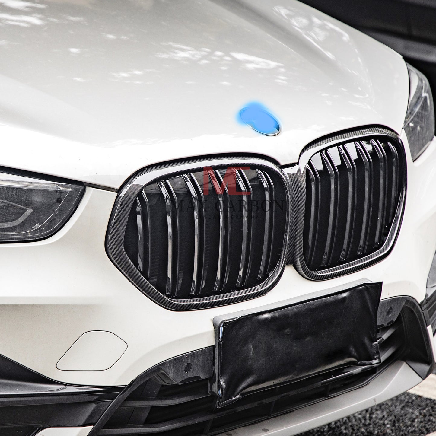 MC MAX CARBON Performance Grille Grill Replacement for BMW X1 F48 