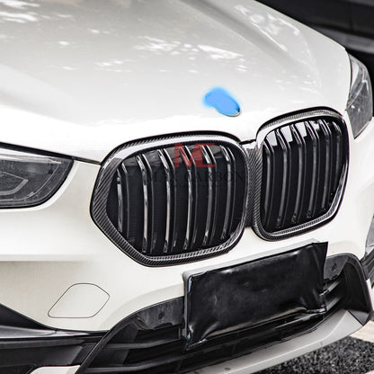 MC MAX CARBON Performance Grille Grill Replacement for BMW X1 F48 