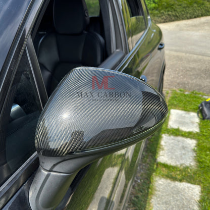 Coques de rétroviseurs de rechange MC Performance MAX CARBON pour Porsche Cayenne 958.2 92A de 2014 à 2017 
