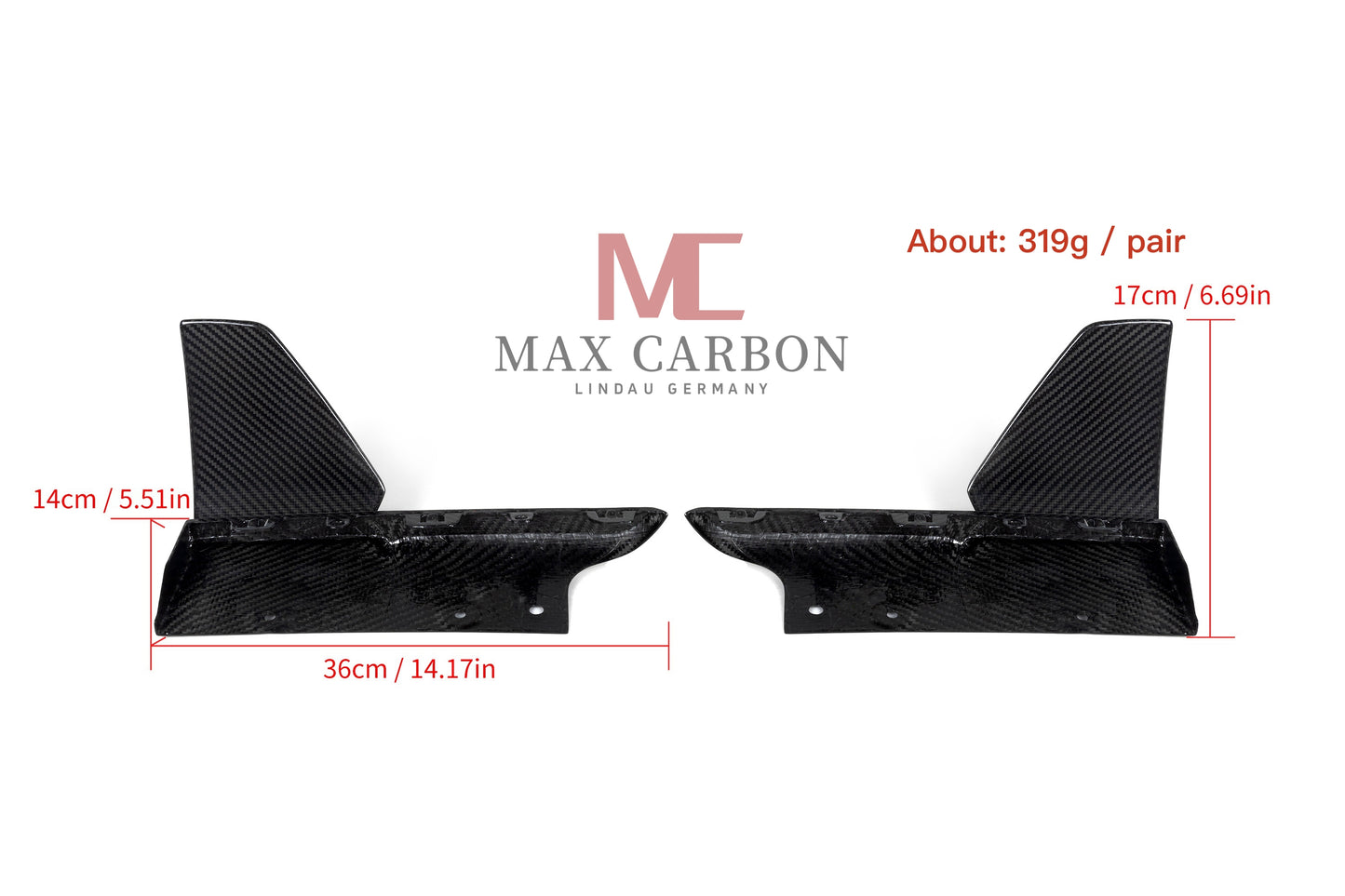 MC MAX CARBON Performance Rear AERO Spoiler for BMW G05 LCI X5 