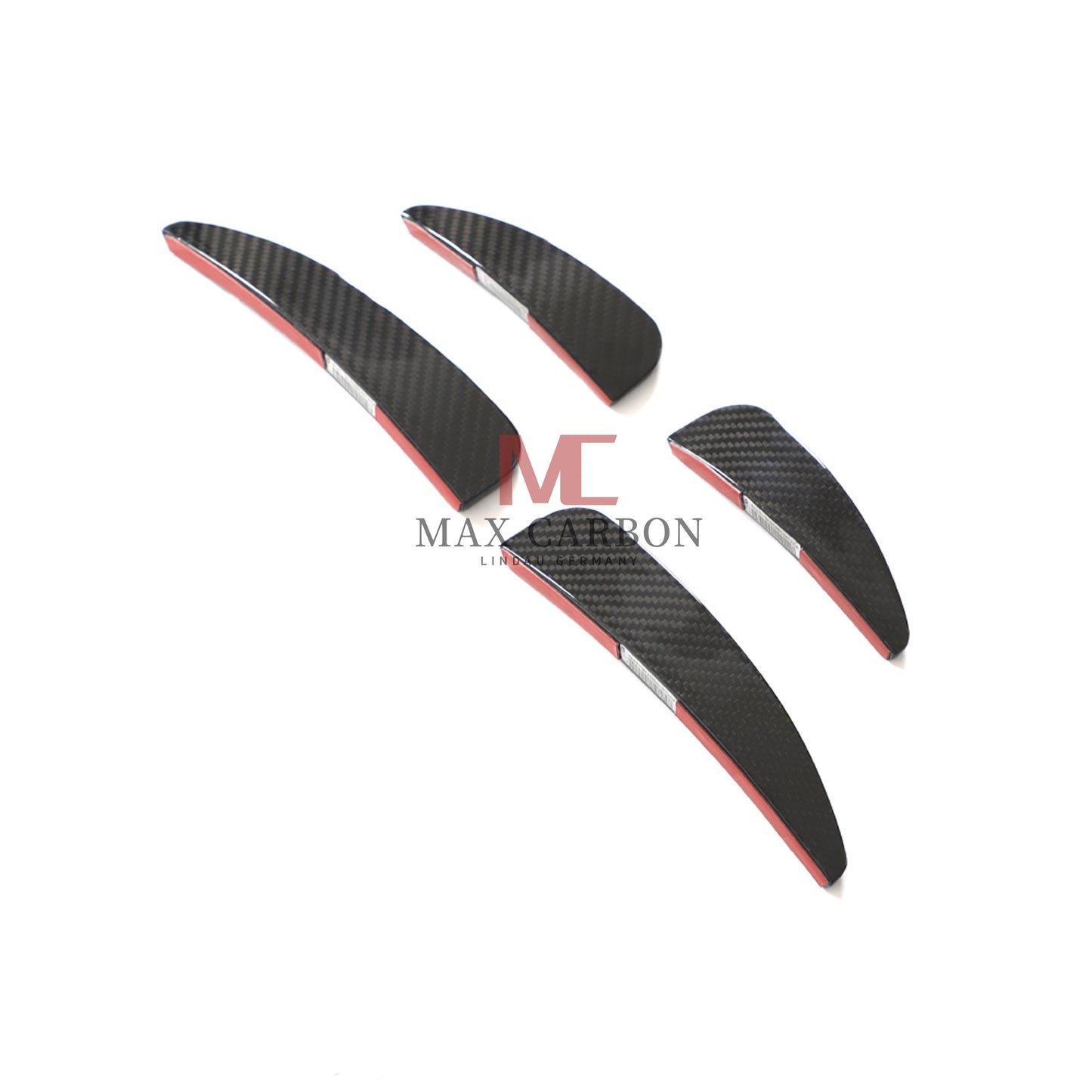 Canards MC MAX CARBON DRY CARBON Performance AERO FLICKER FLAPS sur mesure pour Audi R8 4S 