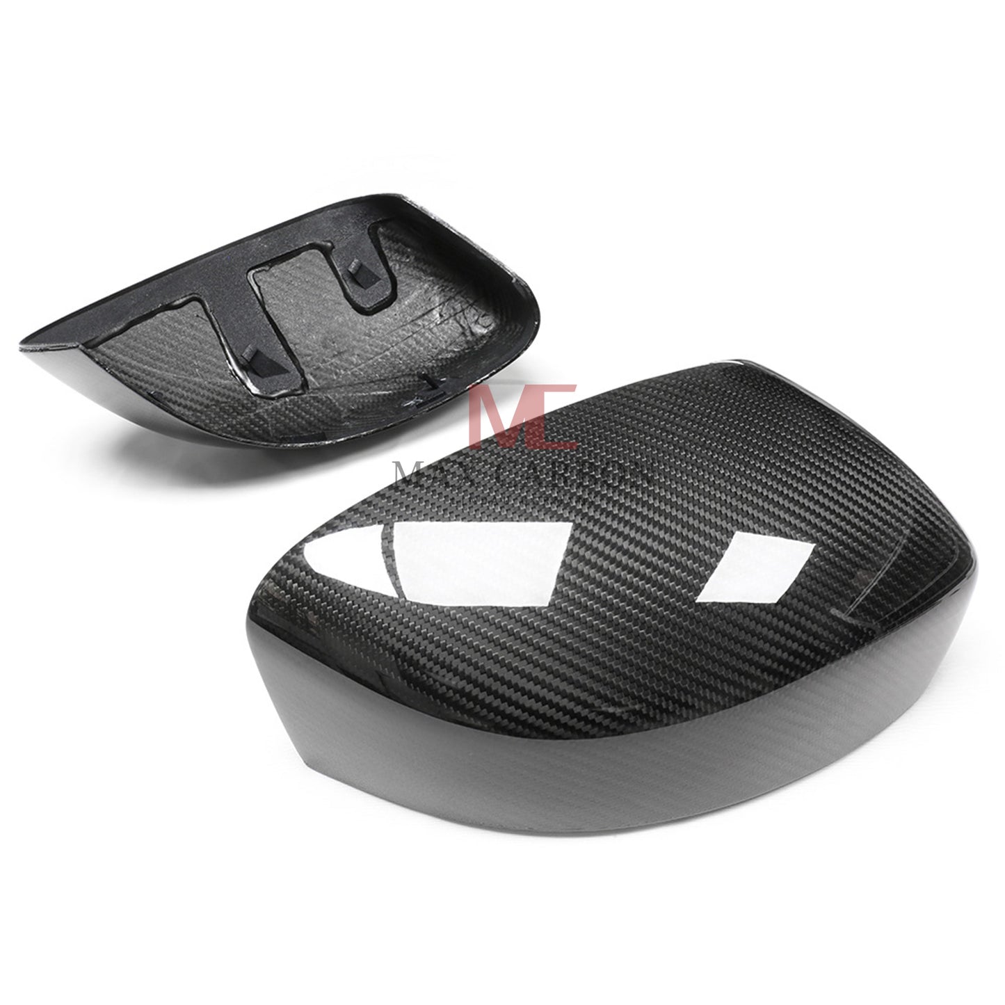 MC MAX CARBON Performance Ersatz Spiegelkappen Mirror Caps für Maserati Levante M161 GT GTS Trofeo Modena