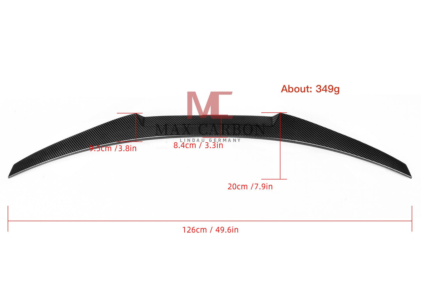 MC MAX CARBON Performance Sport Spoiler Lip for Audi A6 S6 RS6 C8 