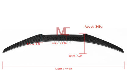 MC MAX CARBON Performance Sport Spoiler Lip for Audi A6 S6 RS6 C8 
