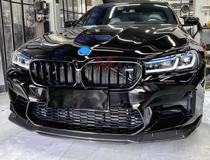 MAX CARBON Dry Carbon Prepreg Performance large front lip suitable for BMW M5 F90
