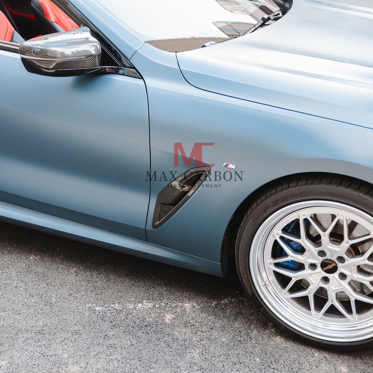 MC MAX CARBON DRY CARBON PREPREG side panel fender covers for BMW G14 G15 G16 M850i 