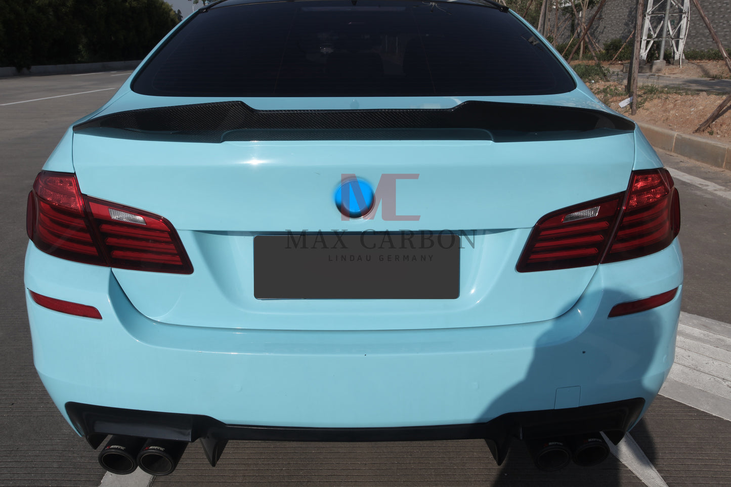 MC MAX CARBON Dry Carbon Prepreg Sport Rear Large Spoiler Lip for BMW 5 Series F10 M5 