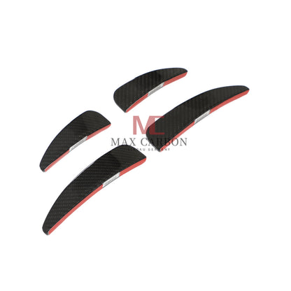 Canards MC MAX CARBON DRY CARBON Performance AERO FLICKER FLAPS sur mesure pour Audi R8 4S 