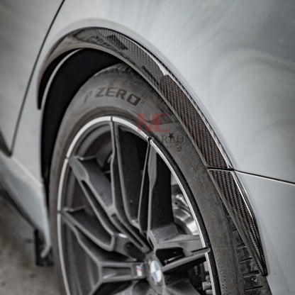 Enjoliveurs de préparation de passage de roue MC MAX CARBON Performance Dry Carbon pour BMW Série 4 G26 tous modèles 