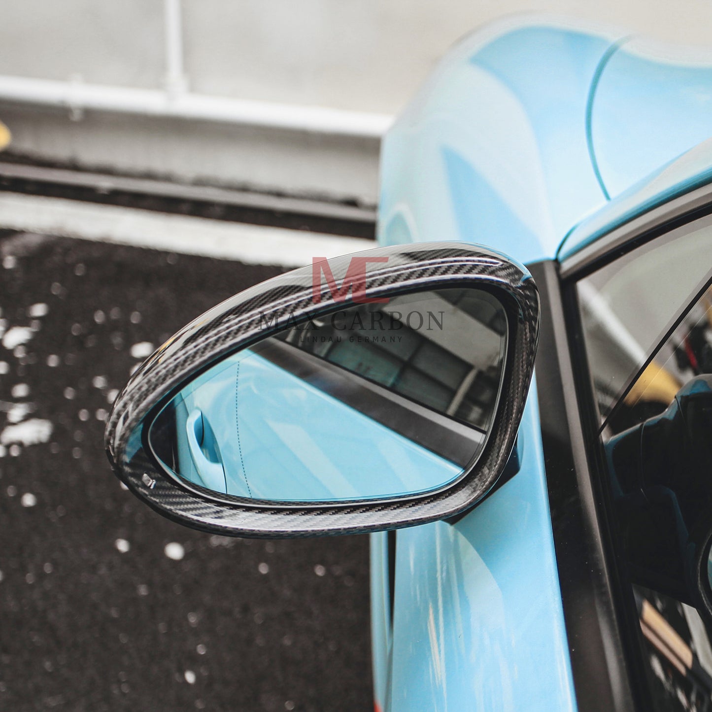 MC Performance MAX CARBON replacement mirror caps for Porsche Panamera 971 976 S GTS Turbo