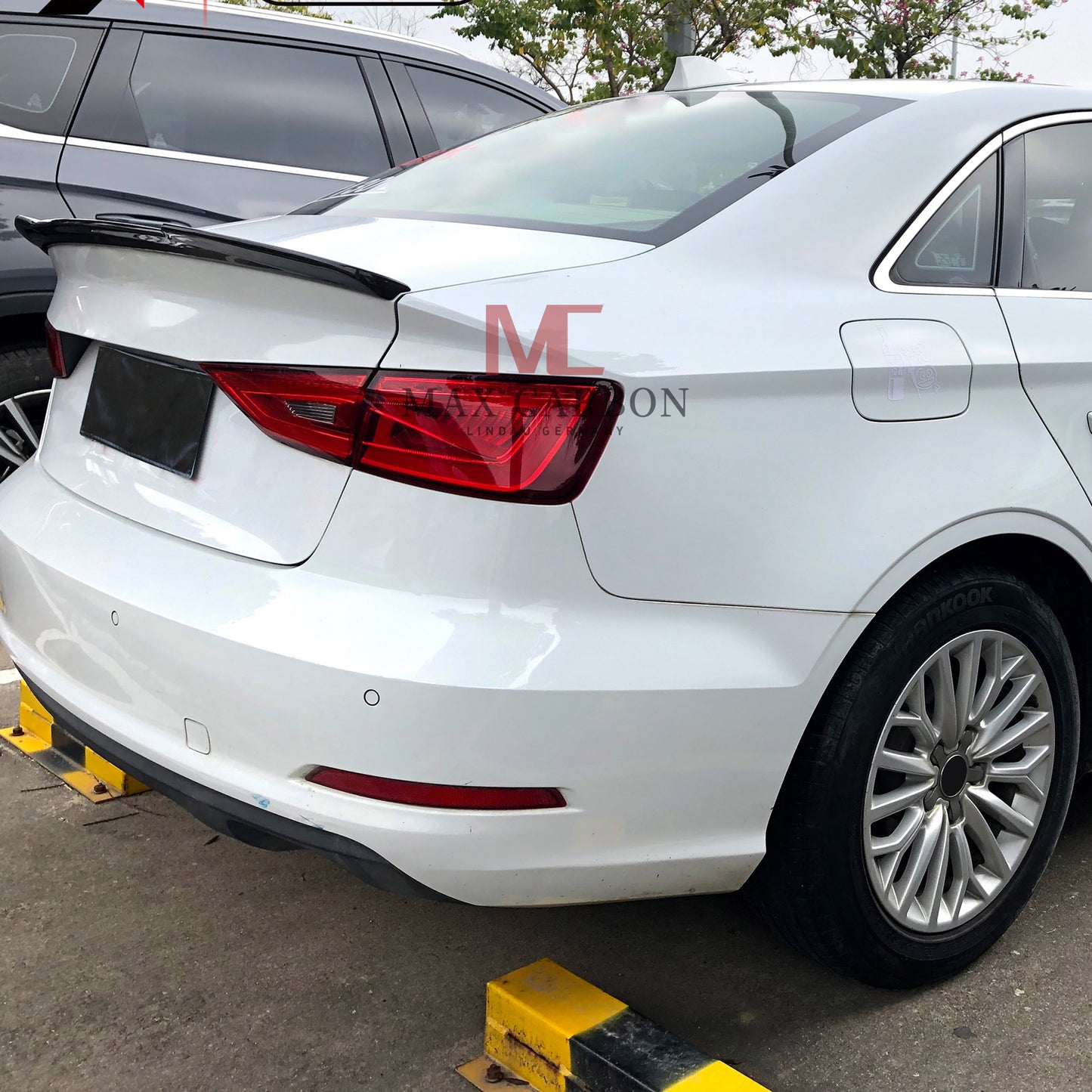 MC MAX CARBON Performance Sport Spoiler Lip for Audi A3 S3 RS3 8V Sedan 