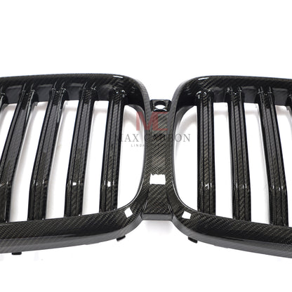 MC MAX CARBON Dry Carbon Performance Grille Grill Replacement for BMW X5 X5M G05 F95 before LCI 