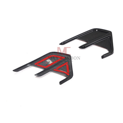 MC MAX CARBON Performance DRY CARBON AERO FLICKER Rear Fin for Audi RS7 C8 