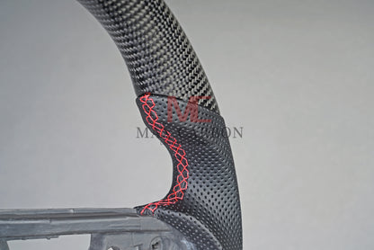 MC MAX CARBON Performance Volant de remplacement en carbone sec brillant pour Audi R8 4S