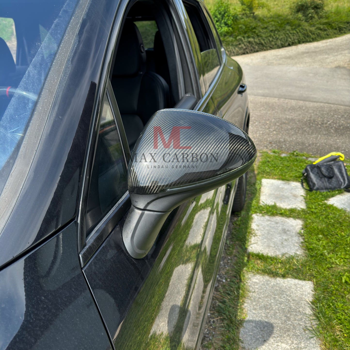 Coques de rétroviseurs de rechange MC Performance MAX CARBON pour Porsche Cayenne 958.2 92A de 2014 à 2017 