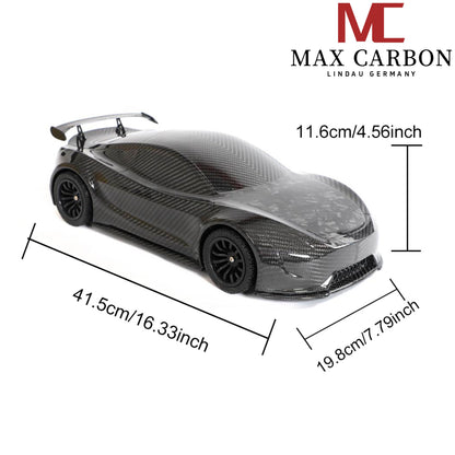 MAX CARBON Lifestyle Real Carbon Forged Carbon Hybrid Carbon Model Car made of Dry Carbon Prepreg 1:18 Sports Car Design Model Car