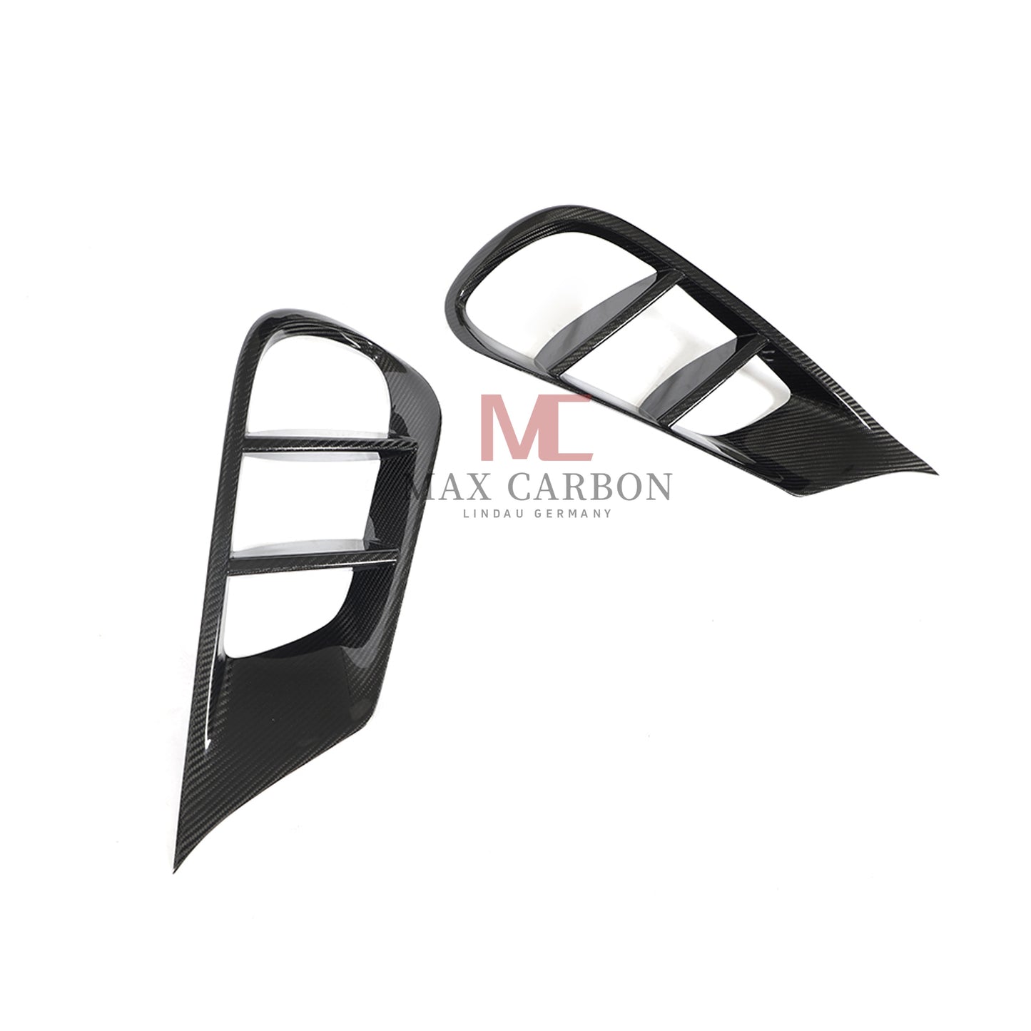 MC Performance for Mercedes Benz E Class W212 S212 Carbon Fiber Front Bumper Vent Trims