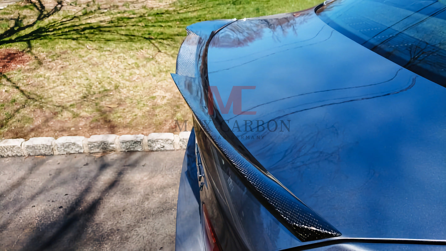 MC MAX CARBON Dry Carbon Prepreg Sport Rear Large Spoiler Lip for BMW 5 Series F10 M5 