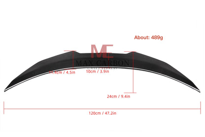 MC MAX CARBON Performance Sport Spoiler Lip for Audi A3 S3 RS3 8Y Sedan