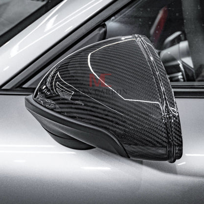 MC MAX CARBON Performance mirror caps Dry Carbon Prepreg suitable for Porsche 911 991.2 carrera s 4s gts turbo