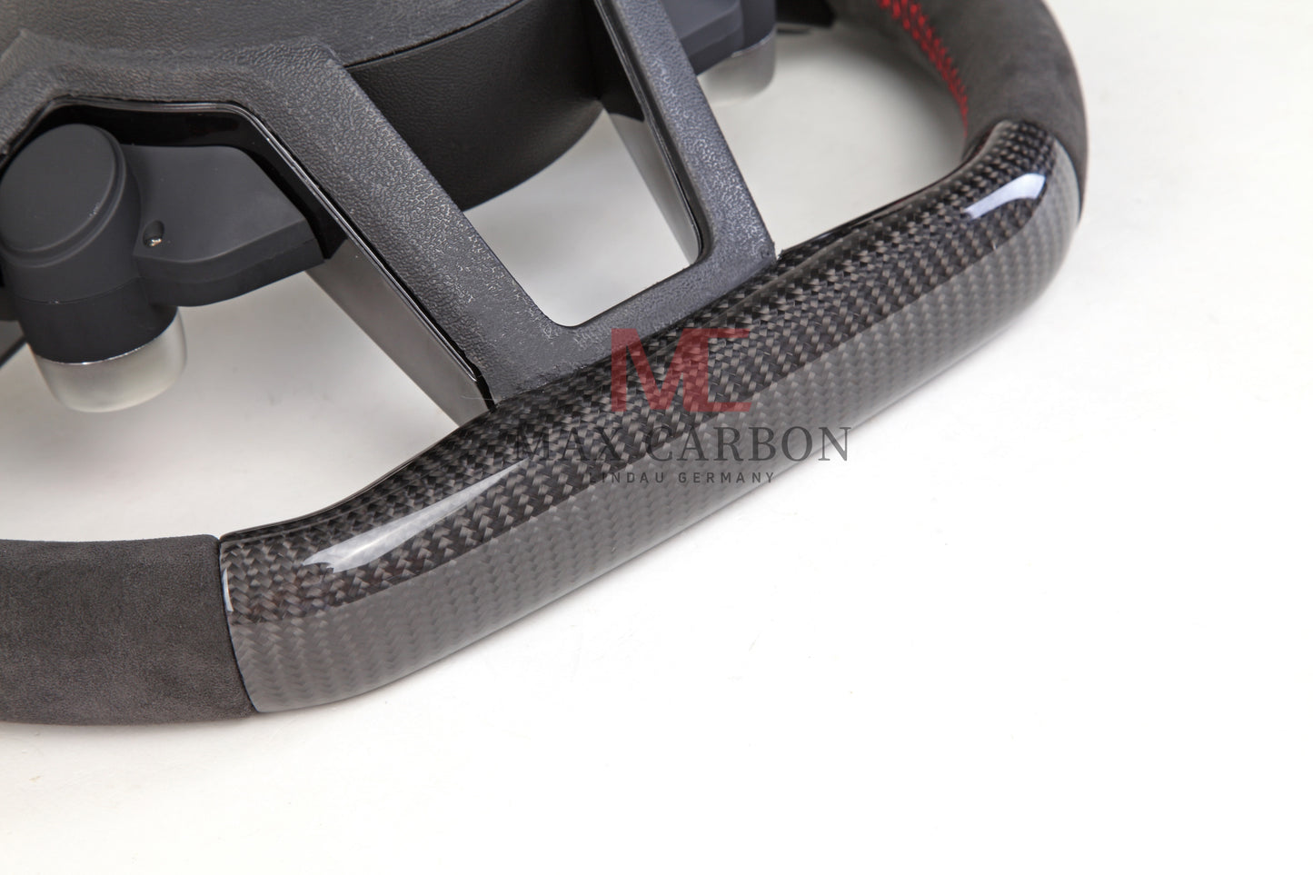 Volant complet MC MAX CARBON Performance Dry Carbon avec boutons et palettes de changement de vitesse de remplacement pour Audi R8 4S 