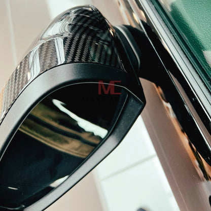 MC MAX CARBON Performance mirror caps, exterior mirror caps, mirror caps for Audi A4 S4 RS4 A5 S5 RS5 B9