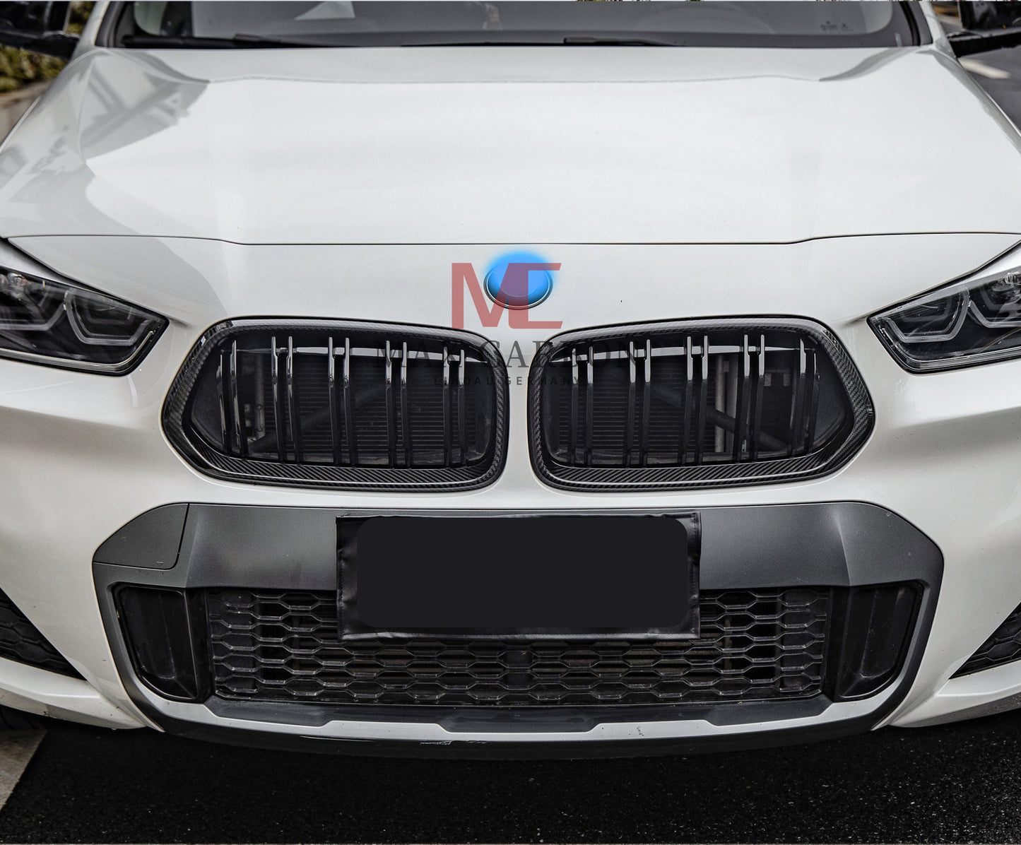 MC MAX CARBON Performance Ziergitter Kühlergrill Grill Ersatz für BMW X2 F39