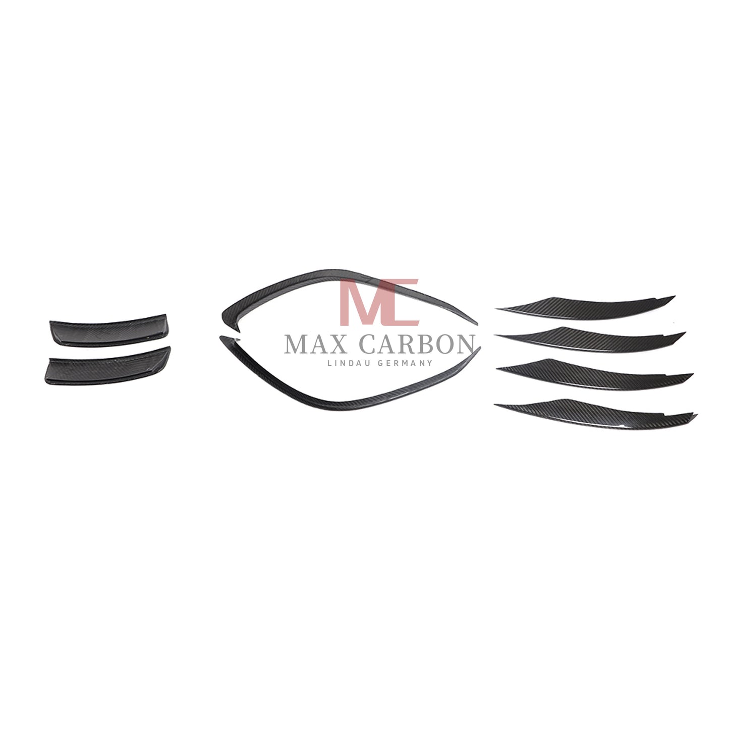 MC MAX CARBON Performance spoiler front lip spoiler for Mercedes Benz A Class W177 Sedan