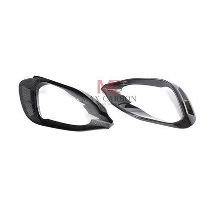 MC DRY Carbon Front Bumper Fog Light Cover Splitter Canard for Mercedes Benz GLA Class GLA250 Sport Utility 4-Door GLA45 GLA35 H247