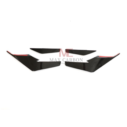 Canards MC MAX CARBON DRY CARBON Performance AERO FLICKER FLAPS sur mesure pour Audi R8 4S 