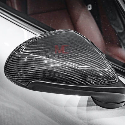MC MAX CARBON Performance mirror caps Dry Carbon Prepreg suitable for Porsche 911 991.2 carrera s 4s gts turbo