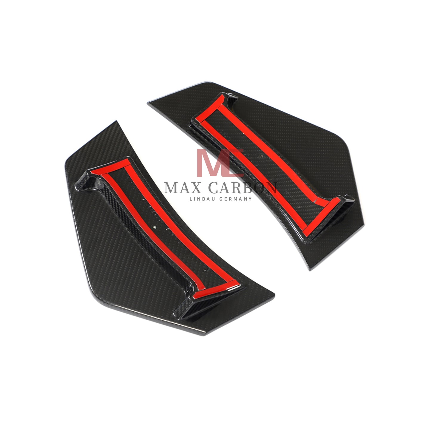 MC MAX CARBON Dry Carbon aileron arrière caches arrière adaptés à Audi R8 V10 4S 